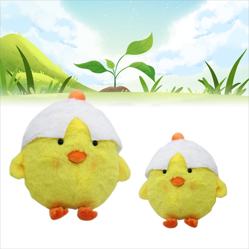 Daidai Mainan Plush Huggable Ayam Untuk Relaksasi