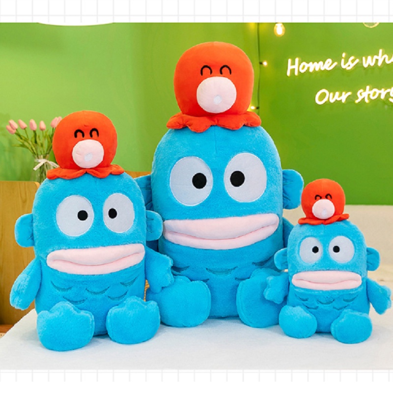 Hanton Plush Fish Cartoon-inspired Playful And Fun Mainan Lembut
