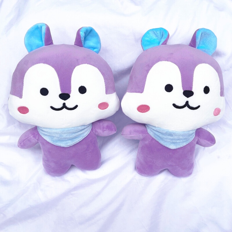 Boneka Mewah Tupai Ungu Jimin Imut Dan Cuddly 30cm