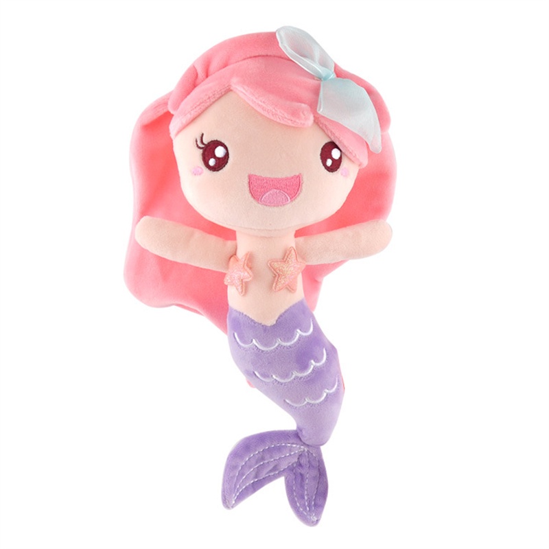 Mermaid Princess Mainan Mewah Boneka Binatang Plushie Hadiah Gadis Dekorasi Rumah