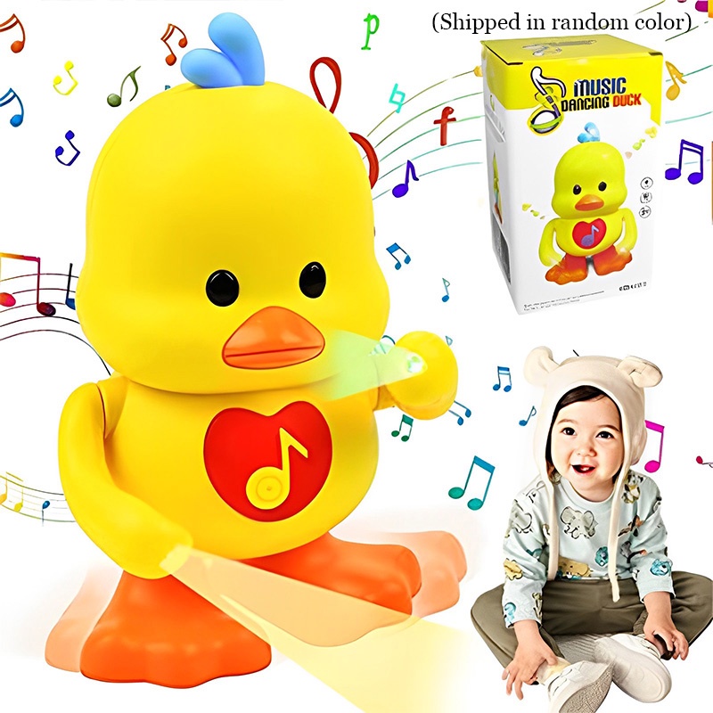 Mainan Bebek Warna Warni Dengan Fungsi Tari, Musik, Dan Lampu