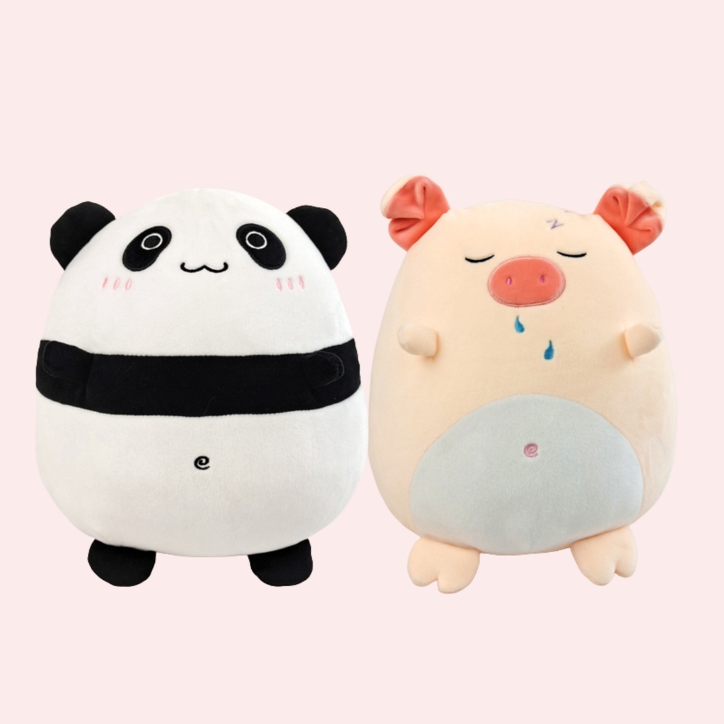 Bantal Plush Bunny Elastis Segi Empat Cocok Untuk Tidur, Peluk, Dan Dekor