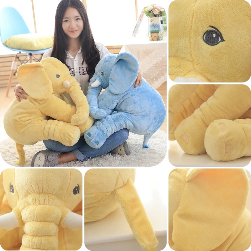 Bantal Tidur Mewah Gajah Nyaman Untuk Bayi Dan Anak 30cm-80cm