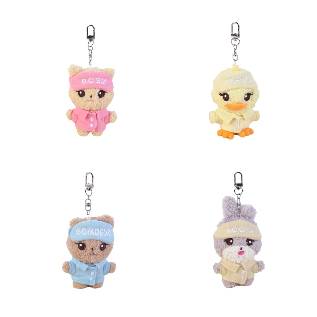 Blackpink World Tour Gantungan Kunci Mini Mewah Boneka Keyring Boneka JISOO JENNIE Fans Blackpink