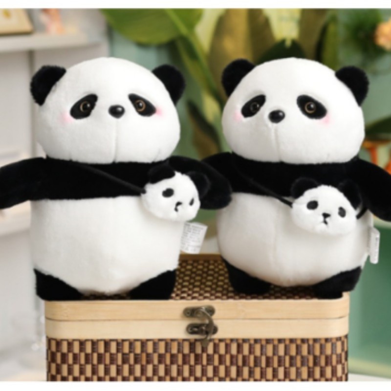 Mainan Plush Panda Montok Lucu Untuk Dekorasi Rumah Dan Waktu Bermain Anak