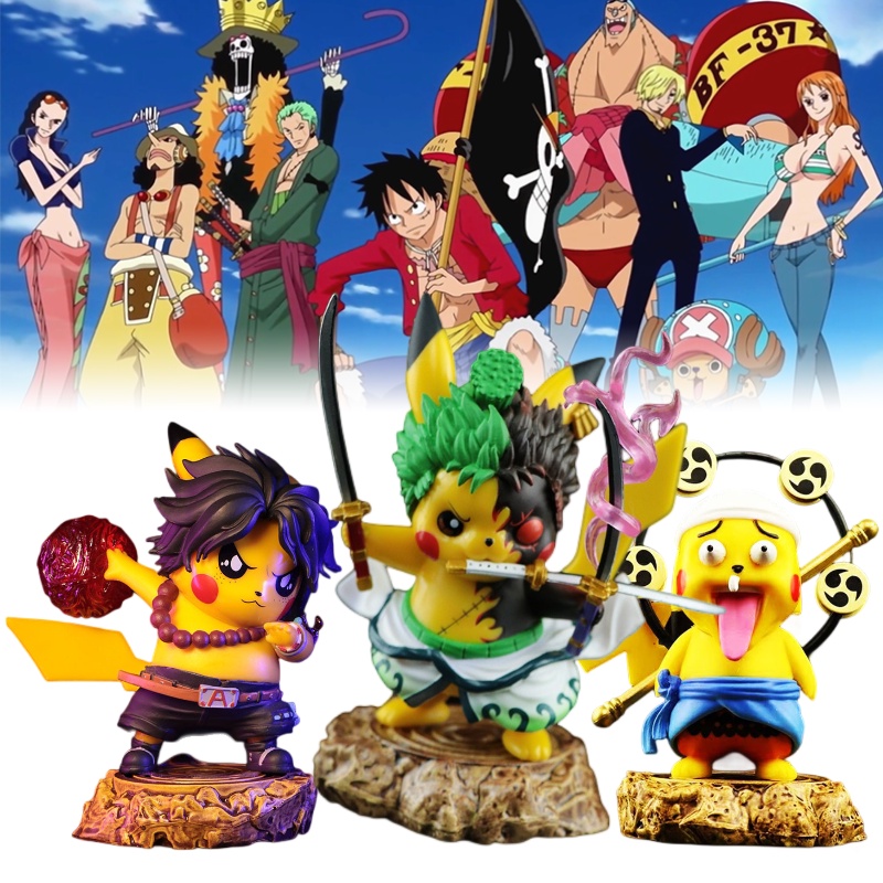 Ide Hadiah Bertema Anime One Piece Cosplay Pikachu Mainan