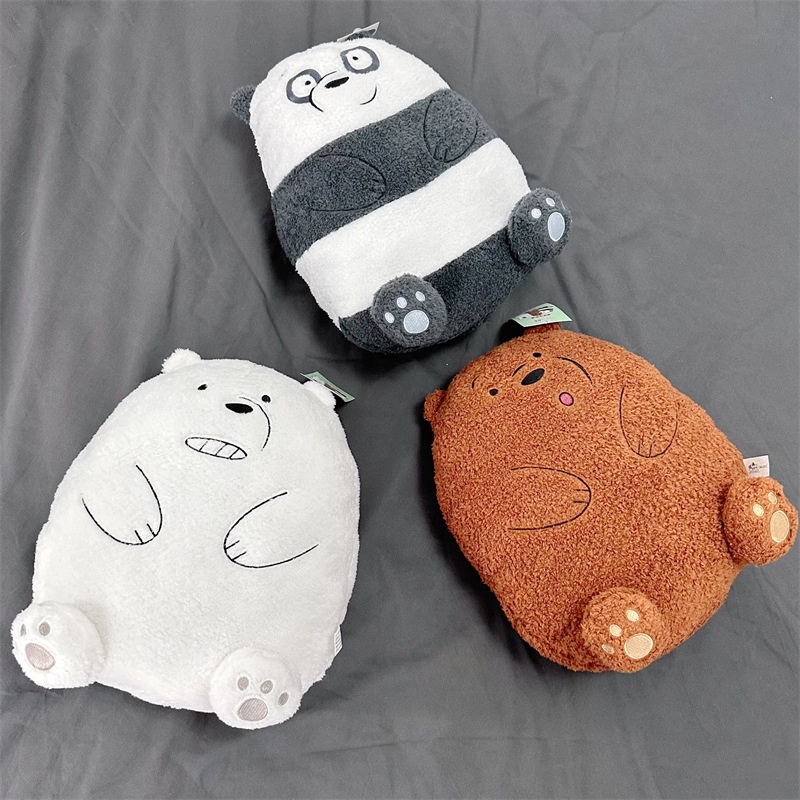 Bare Bears We plush stuffed toys Karakter anime Boneka Hias Bantal Hadiah