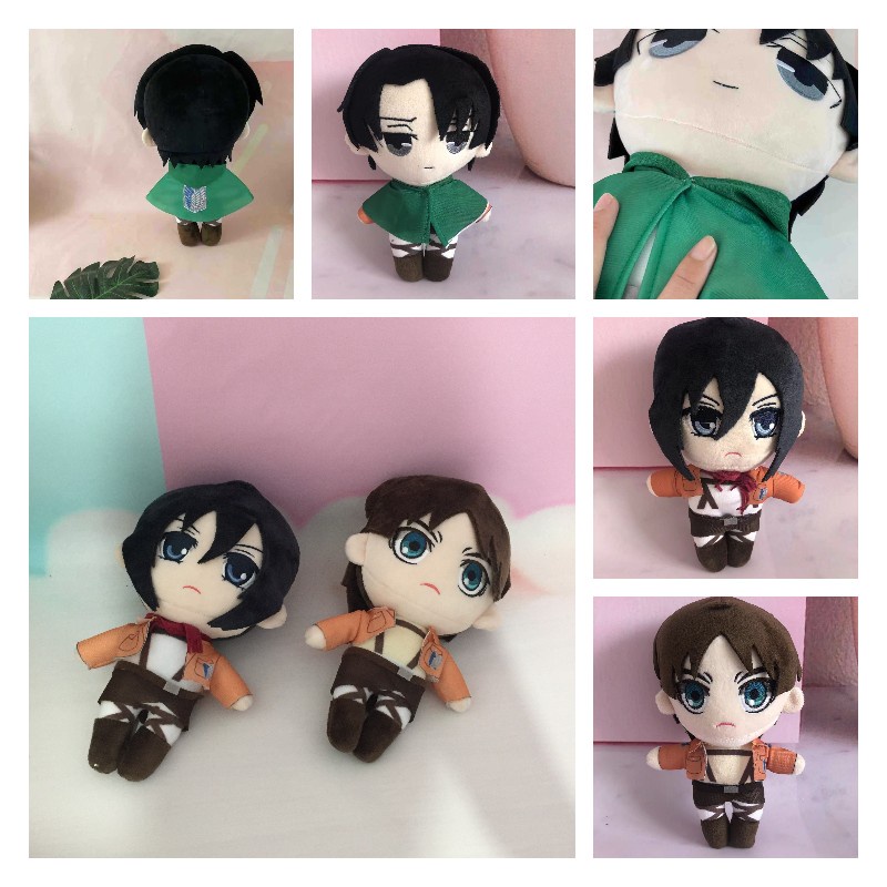 On Titan Attack Eren Jaeger Mainan Mewah Isi Boneka Kartun Dekorasi Anime Hadiah