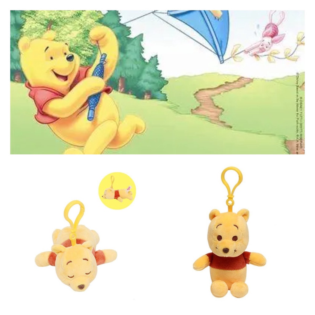 Liontin Mewah Disney Winnie The Pooh Morandi Teddy Bear Berbagai Pose