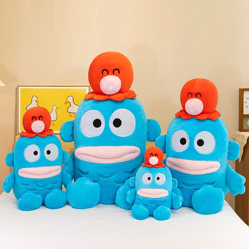 Hanton Plush Fish Cartoon-inspired Playful And Fun Mainan Lembut