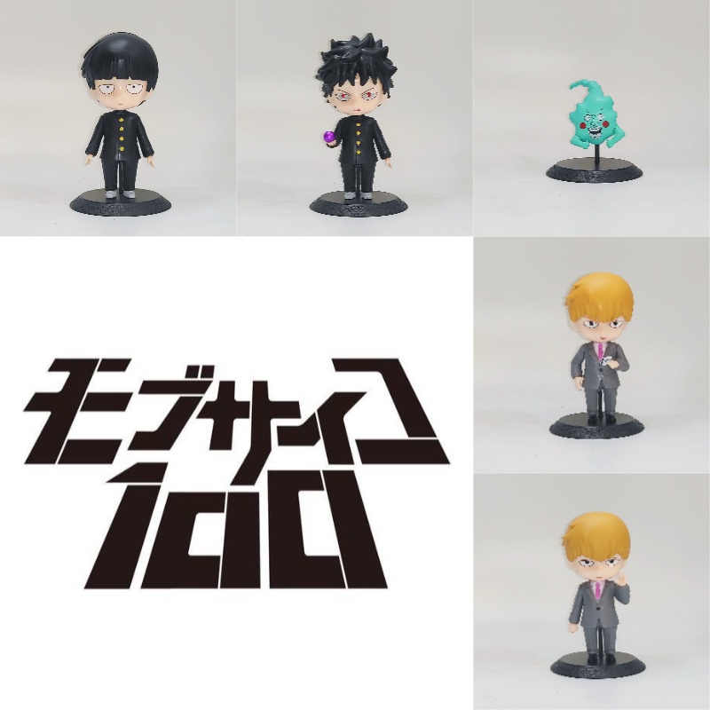 Koleksi Mainan Supernatural100% Set 5pcs Figur Plastik Shigeo Kageyama