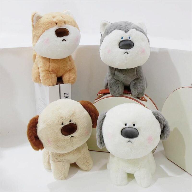 Boneka Pet Mewah Cuddly Dan Super Lembut Cute Husky Dan Shiba Inu, 25cm