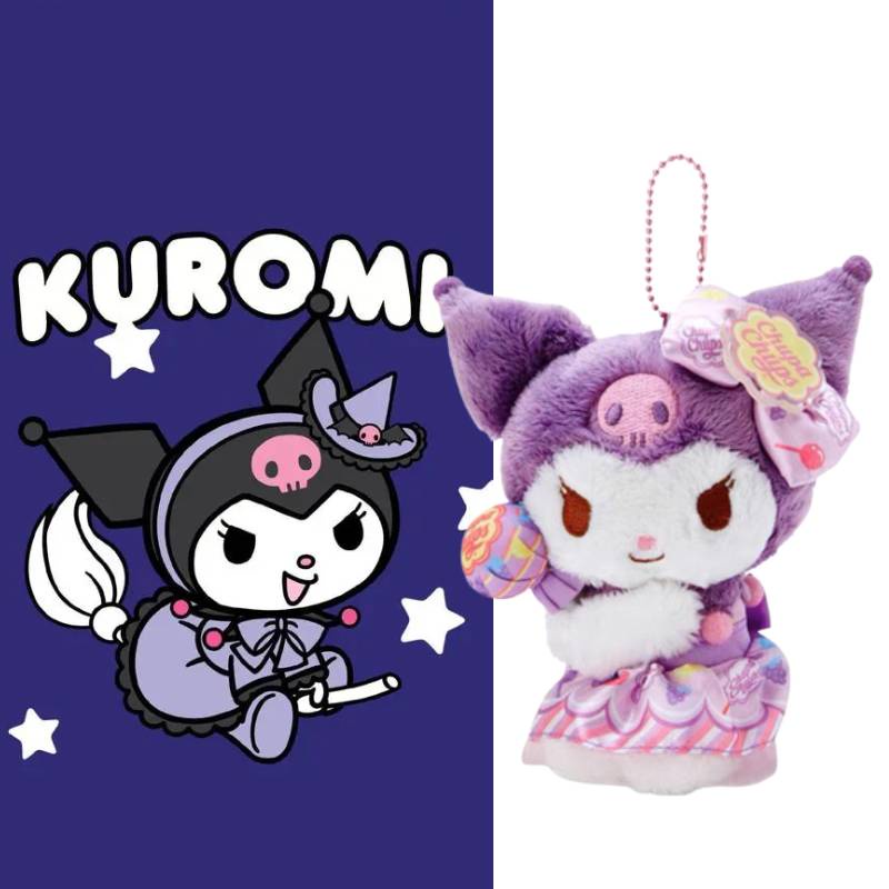 Kuromi Mainan Permen Gantung Mewah, Gaya Kartun Dan Anime, Bahan Lembut Dan Nyaman, Cocok Untuk Semua Usia, Tinggi 16cm