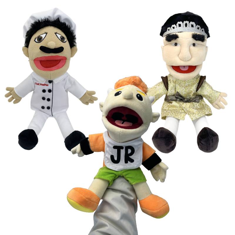 Jeffy Junior Chef Zhu Boneka Plush Untuk Perkembangan Anak Paud