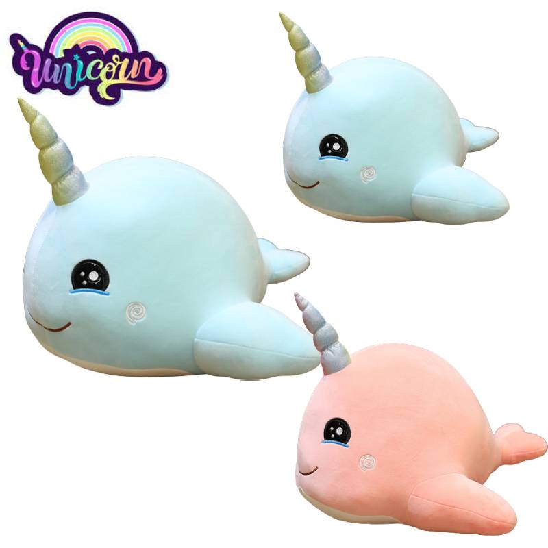 Mainan Chubby Whale Plushie Adorable Ocean