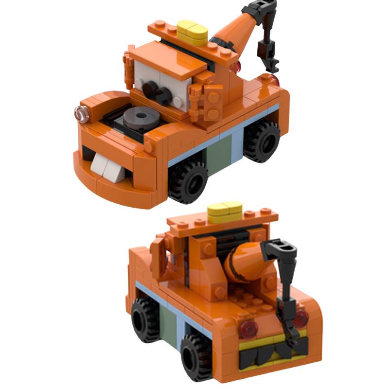 Kit Building Blocks Tema Cars Mater 153pcs Untuk Waktu Bermain Anak