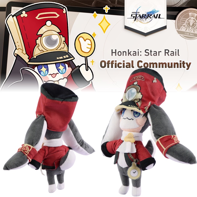 Honkai Rel Bintang pom-pom Mainan Mewah Boneka Boneka Anjing Berambut Pendek Warna Pam Dengan Pp Katun 28cm