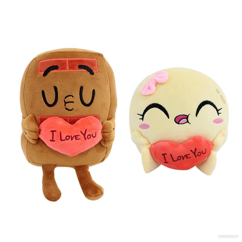 Choco Dan Pancake Plush Empuk Ringan Dan Mudah Dibawa Kemana Mana