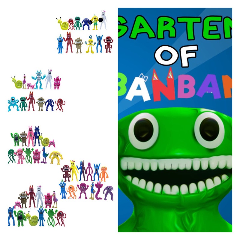 Set Figur Garten Of Banban Pvc Untuk Remaja 12model A-k Dengan Tinggi 7-11.5cm