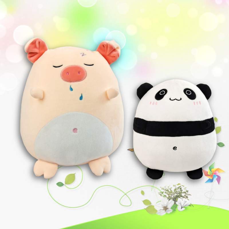 Bantal Plush Bunny Elastis Segi Empat Cocok Untuk Tidur, Peluk, Dan Dekor