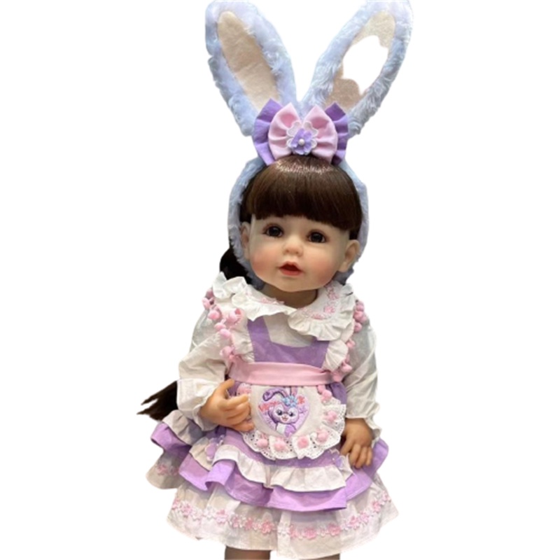 Baby Doll Full Body 55cm Lucu Dan Realistis Bahan Lembut Dan Lentur