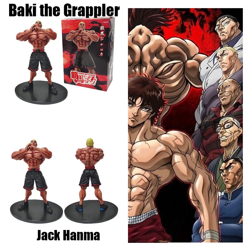 Jack Hanma The Grappler In Combat Mode Pvc Figure Dengan Detail Yang Luar Biasa Dan Akurasi