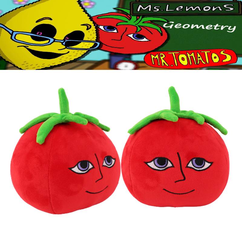 Game Dan Ms.Lemons Mr.Tomatos Boneka Plush Boneka Mainan Anak GameLover Anak Hadiah