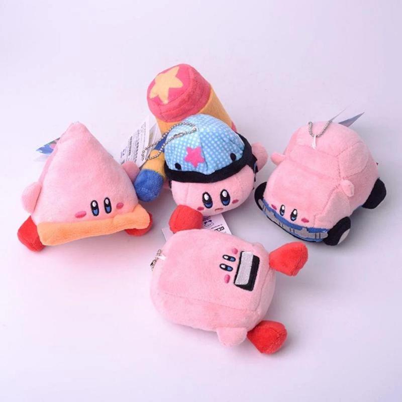 Kirby Gantungan Kunci Mainan Plush Lembut Dan Cuddly Bagus Untuk Hadiah Atau Kolektor