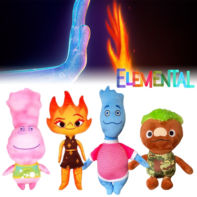 Elemental Plush Toy Crazy Elements Tema Adventure