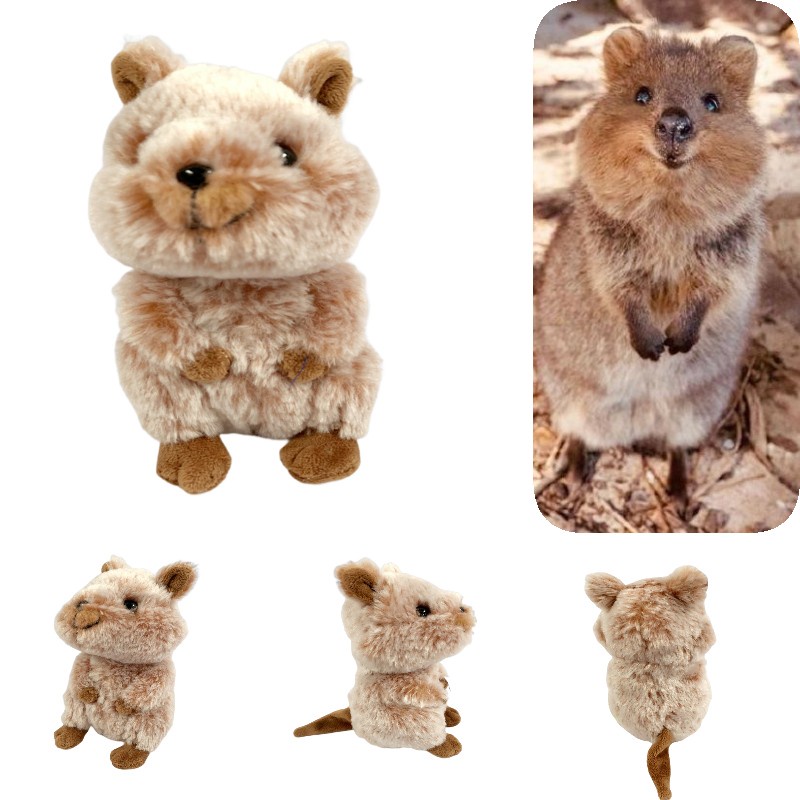 Mainan Quokka Plushie Super Lembut Dan Dapat Di Peluk Dimensi 7.9*3.9*3.1in