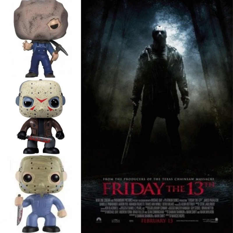 Friday The 13th Jason Tangan Model Tiga Desain Khas Pvc Collectible Figure