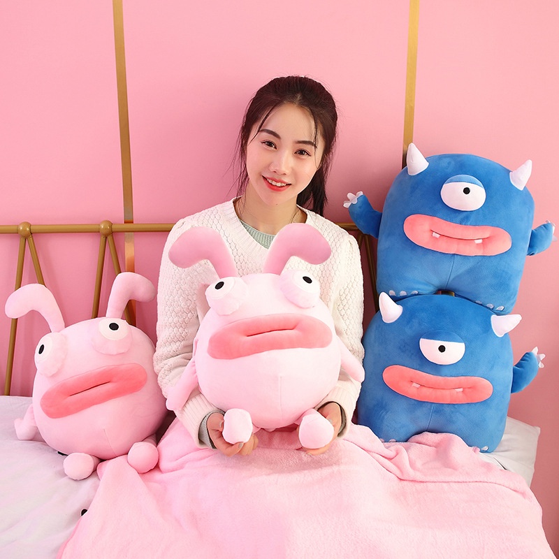 Mainan Plush Kelinci Sosis Lucu Dan Berbulu Dengan Bahan Coral Fleece Untuk Anak