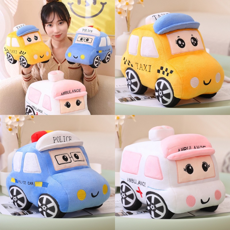 Mainan Bantal Mobil Kartun- Playmate Empuk Dan Empuk Untuk Anak Anda