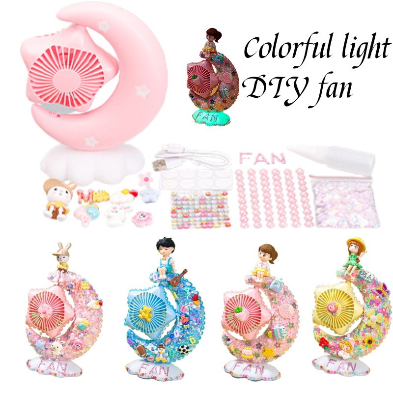 Mainan Belajar Dini- Candy Mini Fan Diy Craft Kit Untuk Anak