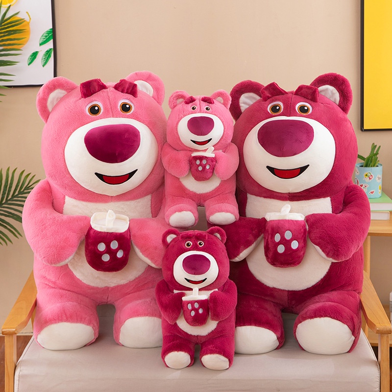 Bantal Strawberry Bear Manis Dan Imut Untuk Semua Usia