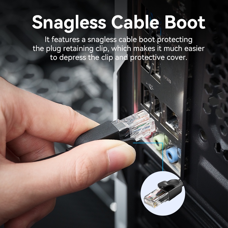 Vention CAT6 Kabel Eterna UTP 1000Mbps RJ45 Gigabit Network Lan Cable Kabel Eterna Untuk Laptop PC TV Box