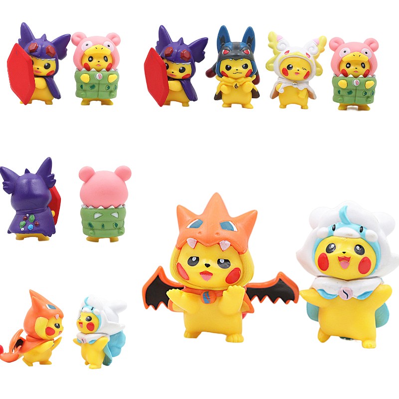 Figure Lovely Pikachu Dalam Kostum Untuk Pajangan Dan Koleksi