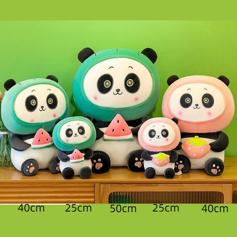 Boneka Boneka Plush Buah Panda Lovely Untuk Hadiah Anak