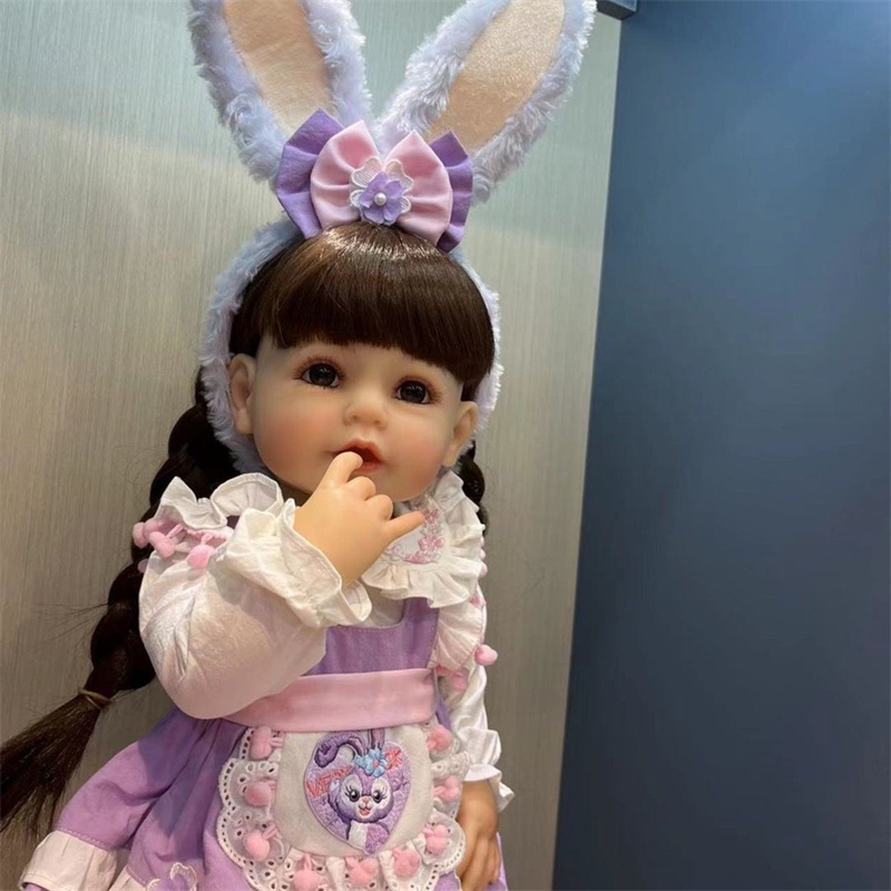 Baby Doll Full Body 55cm Lucu Dan Realistis Bahan Lembut Dan Lentur