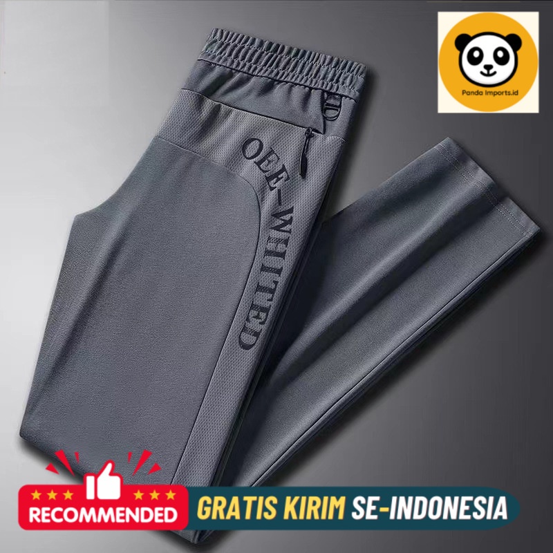 Pakaian Olahraga Pria Premium Chaopai Ice Silk Casual Pants for Men's 2023 Summer New Air-conditione