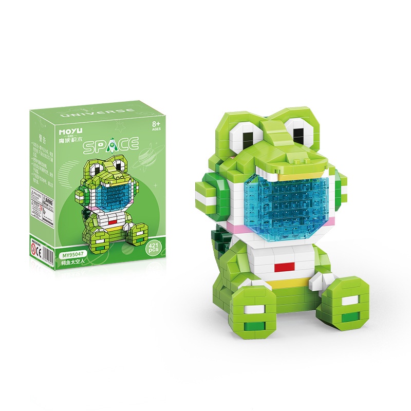 Magic Zone Animal Space Man Astronot Anak Susun Mainan Blok Bangunan