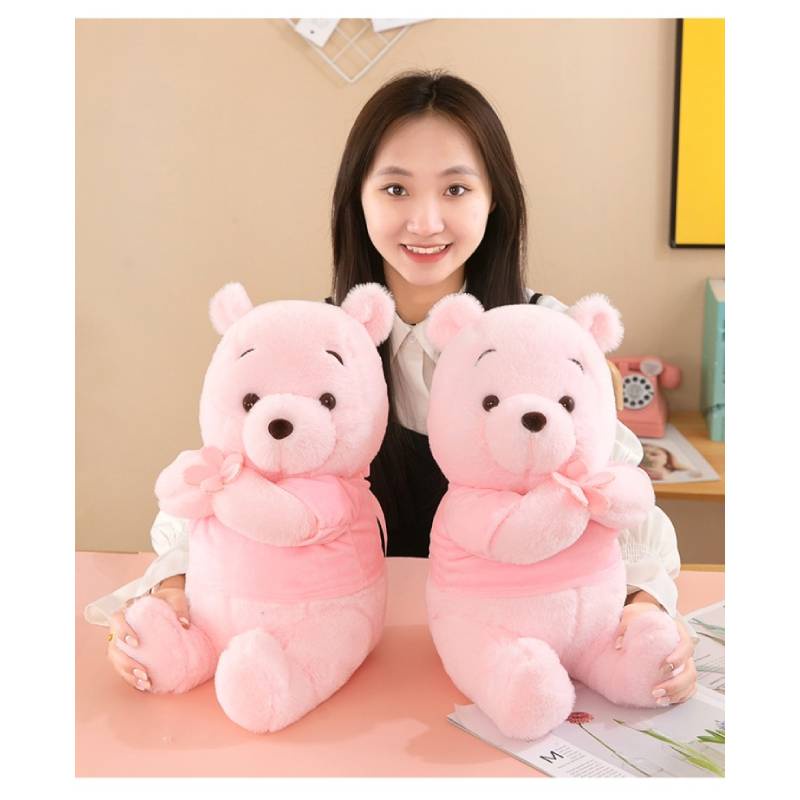 Cherry Blossom Winnie The Pooh Mainan Mewah Boneka Bantal Boneka Gadis Anak Kid Hadiah