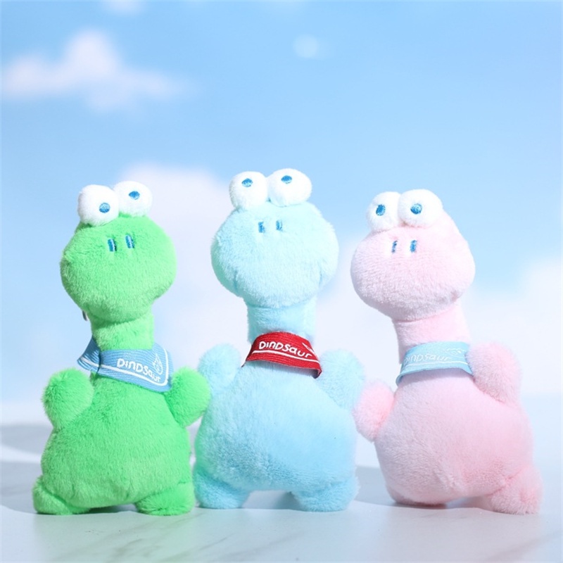 Ornamen Plush Dinosaurus Lembut Aksesori Gantungan Kunci Grosir Untuk Anak