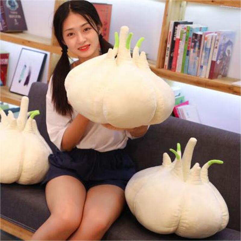 Mainan Plush Garlic White Cuddly! Lembut Dan