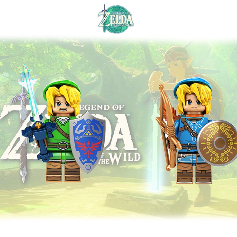 Build Own Your Link 7-10 Buah Balok Plastik Legend Of Zelda