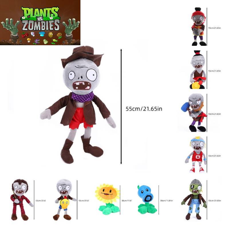 Mainan Boneka Zombie Dan Tanaman Dengan Berbagai Warna Dan Desain Unik Karakter)