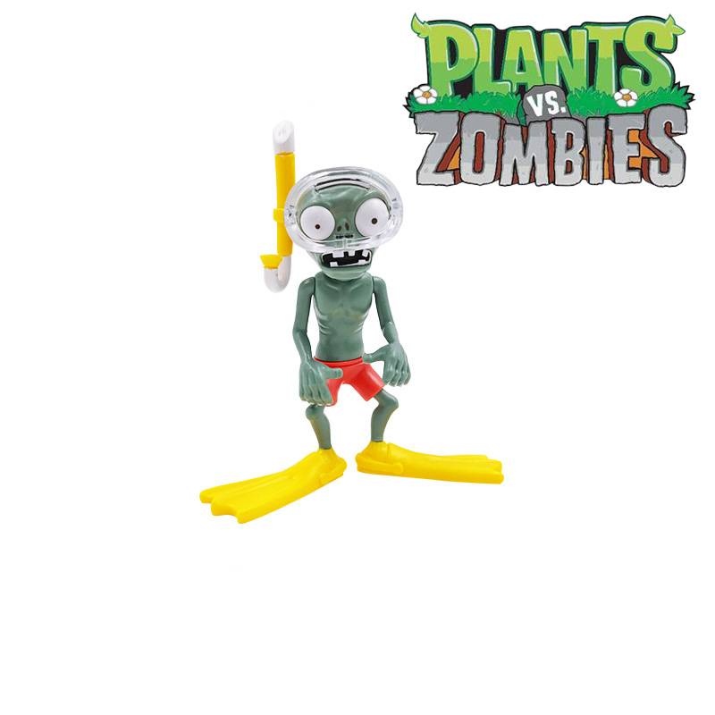 10-16cm Plants vs Zombies Bajak Laut Raksasa Mesir Angka Crazy Dave Roadblock Model