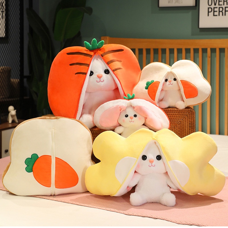 Mainan Plush Wortel-rabbit Baru Ideal Untuk Anak Usia 7-14th