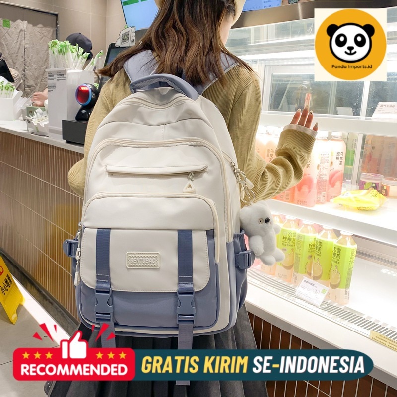 Tas Ransel Wanita Tas punggung untuk fase inset wanita tas kecil, kapasitas besar baru tasnya siswa 