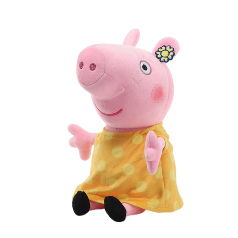 30cm/25cm Kartun Peppa Babi Kakek Nenek Mainan Mewah Boneka Boneka Anak Hadiah Deocr